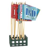 Gerson International 6 IN X 8 INL Memorial Flag, Assorted, 1553160