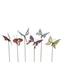 Gerson International 20.5 IN Metal Flying Friend Garden Stake, Assorted, 2250680
