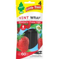 Little Trees® Air Freshener Strawberry Vent Wrap, 4-Count, CTK-52736-24