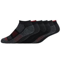 Dickies Sustainable Contrast No Show Socks, I621005-019, Black / White, 10 - 13