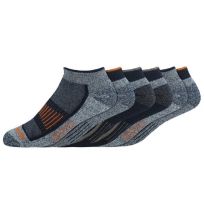 Dickies Sustainable Contrast No Show Socks, I621005-448, Assorted, 10 - 13
