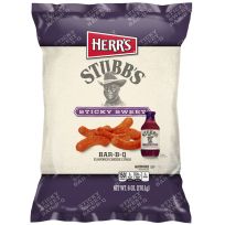 HERR'S Stubbs Sticky Sweet BBQ Flavored Cheese Curls, 7382, 6 OZ