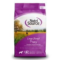 Nutri Source Chicken and Rice Formula Large Breed Dry Puppy Dog Food, 009-776-03, 26 LB Bag