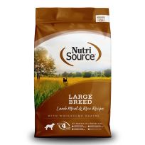 Nutri Source Large Breed Adult Lamb Meal & Rice Formula Dog Food, 009-774-03, 26 LB Bag