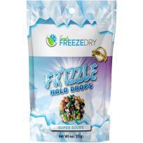 Fr'izzle Freeze Dried Halo Drops, Super Sour, HDSS, 4 OZ