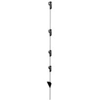 Parmak 48 IN Fiberglass Step-in Post, Grey, 716