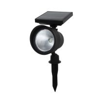 Moonrays Solar Black Plastic Spotlight, 26161MR