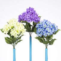 Gerson International 20 IN Artificial Hydrangea Bush, Assorted, 2584520
