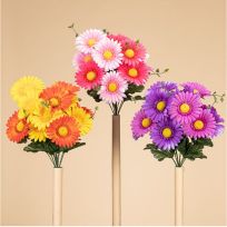 Gerson International 17 IN Artificial Gerbera Daisy Bush, 2584580BG