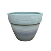 Grosfillex Kerala Decorative Planter, Surf Green, US753H06, 15 IN