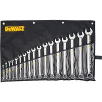 DEWALT SAE Combination Wrench Set, 17-Piece, DWMT19234
