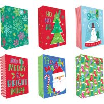 Paper Images Heavy Weight Super Jumbo Gift Bags, Assorted, CSJGBA-18