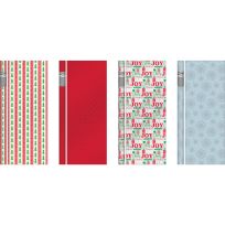 Paper Images Christmas Wrapping Paper, Assorted, CW2530A45, 25 SQ FT