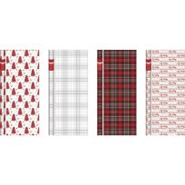 Paper Images Christmas Wrapping Paper, Assorted, CW8040A6, 80 SQ FT