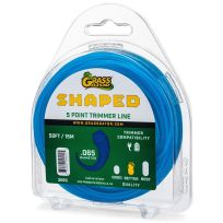 Grass Gator Shaped Trimmer Line, .065 Diameter, 3065, 50 FT