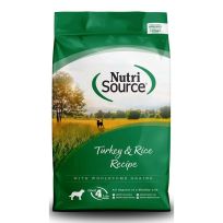 Nutri Source Turkey and Rice Recipe Dog Food, 009-288-03, 4 LB Bag