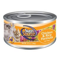 Nutri Source Chicken & Rice Formula Cat Food, 009-813-03, 5 OZ Can