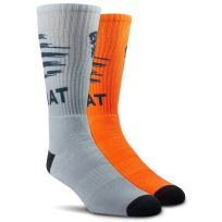 Ariat® Men's Patriot Graphic Crew Sock, 2-Pack