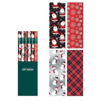 Papercraft Traditional and Whimsical Foil Gift Wrap, Assorted, IG156009, 20 SQ FT