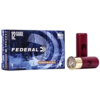 FEDERAL® 12GA Power-Shok Maximum Rifled Slug HP Shotshells, 5-Rounds, F127 RS