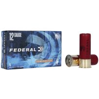 FEDERAL® 12GA Power-Shok Magnum Buckshot Shotshells, 5-Rounds, F1300