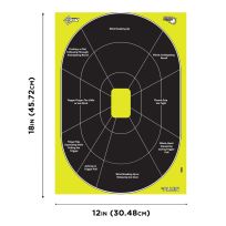 ALLEN® EZ Aim® Reactive Paper Shooting Targets, 8-Pack, 15220