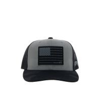 Hooey Liberty Roper Grey Camo/Black Hat, 2310T-GYBK, Grey Camo / Black, One Size Fits All