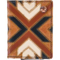 Hooey Montezuma Bifold Money Clip, HFBF007-BRBK, Brown