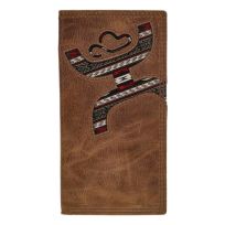 Hooey Original Rodeo Wallet, HW014-BRRD, Brown Nomad
