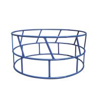 Priefert® Economy Vertical BTM Round Bale Feeder, RBFE, Blue
