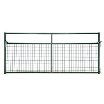 Priefert® Economy Round Wire Gate, RWG16GN, Green, 16 FT