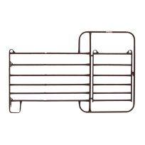 Priefert® Utility Panel Walk-Thru, UWT10BN, Brown, 10 FT