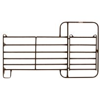 Priefert® Utility Panel Walk-Thru, UWT12BN, Brown, 12 FT