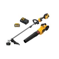 DEWALT 60V MAX 17 IN Brushless Cordless Attachment Capable String Trimmer and Blower Combo Kit, DCKO266X1