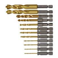 DEWALT Titanium Nitride Coating Brill Bit Set, 12-Piece, DD5152