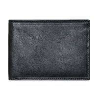 Hickory Creek Saddle Leather Bifold Wallet, 4171W, Black