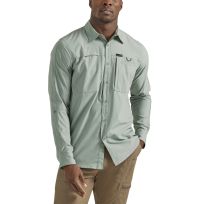 Wrangler Men's Hike To Fish Long Sleeve Shirt