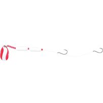 Shur Strike Floating Harness Rig with Indiana Blade, SSFHR3-RW, Red / White, #3
