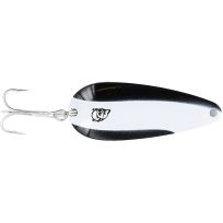 Eppinger Dardevle Imp Spoon with Nickel Back, 2-1/4 IN, 202, Black / White, 2/5 OZ