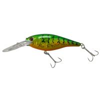 Berkley Flicker Shad Pro Slick Crankbait, 2-1/2 IN, FFSH6M-SLFT, Firetiger, 1/4 OZ