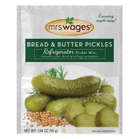 mrs.wages® Bread & Butter Pickles Refrigerator Pickle Mix, W625-DG425, 1.94 OZ