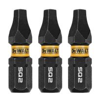 DEWALT Flextorq Bit, 1" Square #2, 3-Pack, DWAF1SQ2IR3