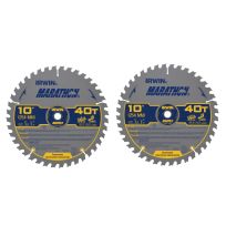 Irwin 40T Saw Blade, 2-pack, IWAS1040CMB, 10 IN