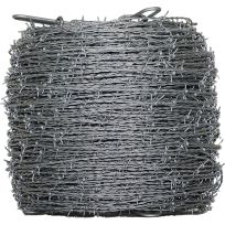 OKBRAND Galvanized Barbed Wire, 2-Point, 15.5 Gage, CL 3, 1320 FT, 0115-0