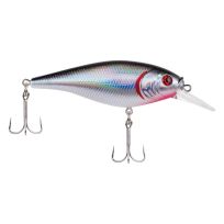 Berkley Flicker Shad® Shallow, Black Silver, 1481563, 2.75 IN