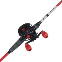 Abu Garcia® Max X Baitcast Combo 6'6", 1-Piece Medium, MAXX/661M, Red