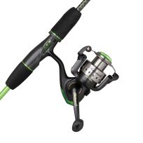 UglyStik® GX2™ Spinning Rod & Reel, Youth Combo Rod & Reel, 5'6" 2-Piece, Medium, USYTHSP30CBO, Green