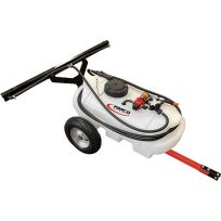 Fimco Value Trailer Sprayer with 1.2 GPM Pump and 2 Nozzle Boom, 5303198, 15 Gallon