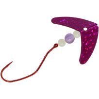 Mack's Lure Smile Blade Slow Death, 63307, Dark Cerise Sparkle, #2
