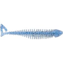 Matzuo Gaikotsu Ribbed Curl Tail, 8-Pack, MTZGKCT4.0OYBG, Frozen Oyster, 4 IN